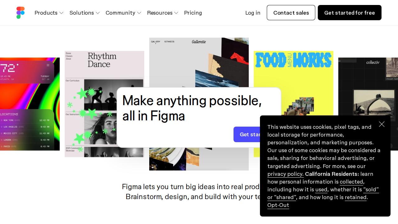 Screenshot of Figma