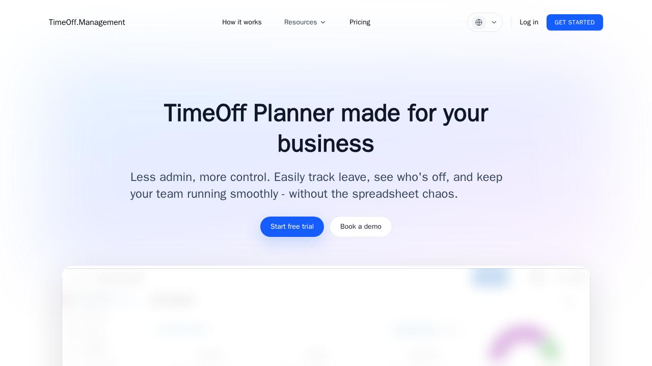 Screenshot of TimeOff.Management