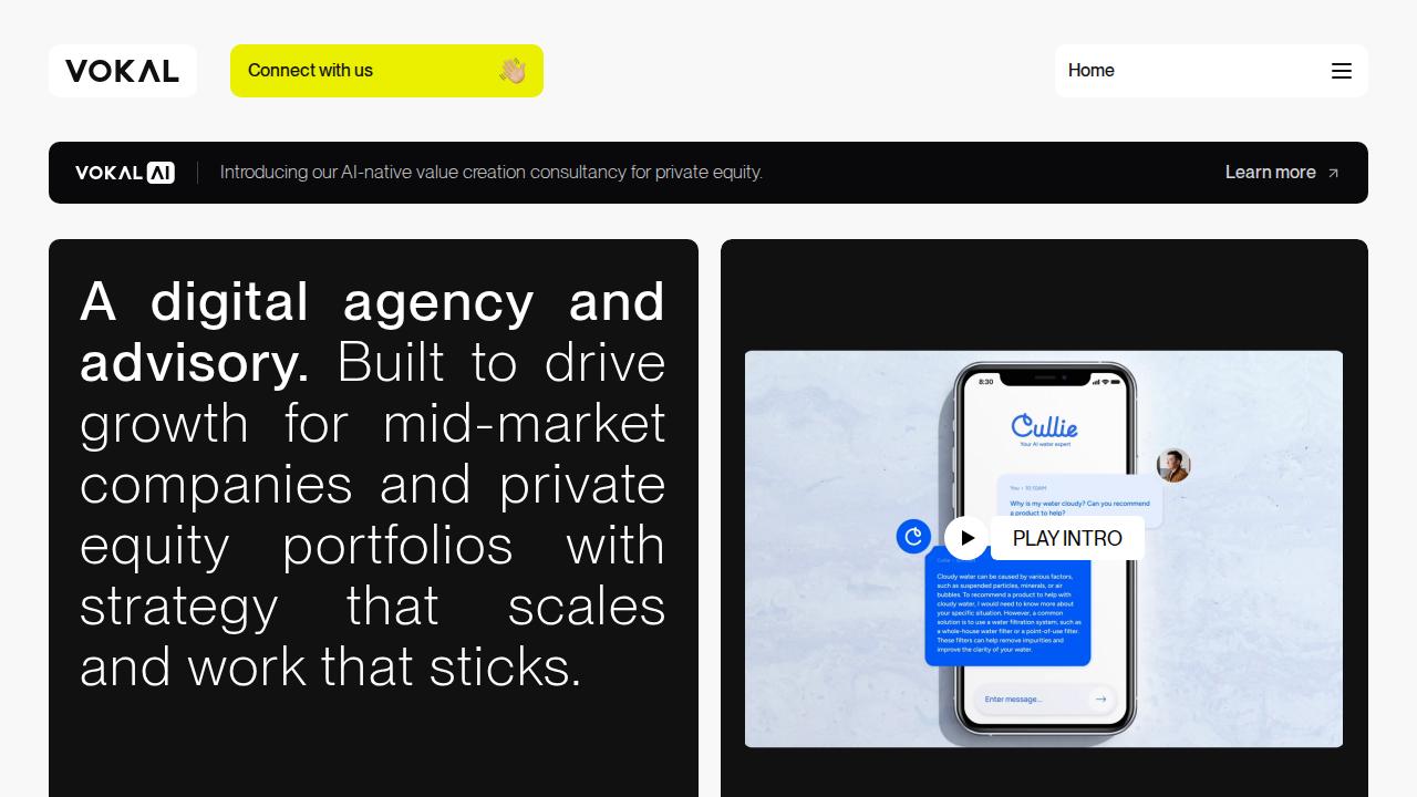 Screenshot of vokal.io